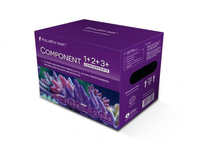 AquaForest Component 1+, 2+, 3+ Concentrate 3x1L kopen | Balling methode zeewateraquarium