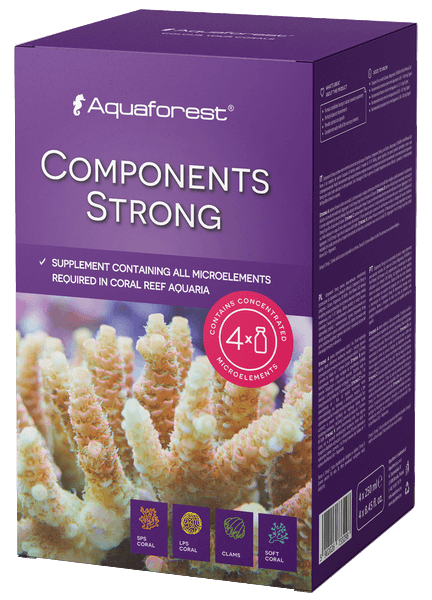 Aquaforest Components Strong ABCK kopen | Sporenelementen zeewateraquarium AquaForest