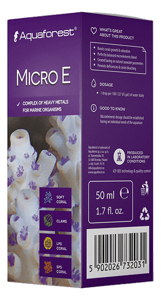 Aquaforest Micro E kopen | Sporenelementen zeewateraquarium AquaForest