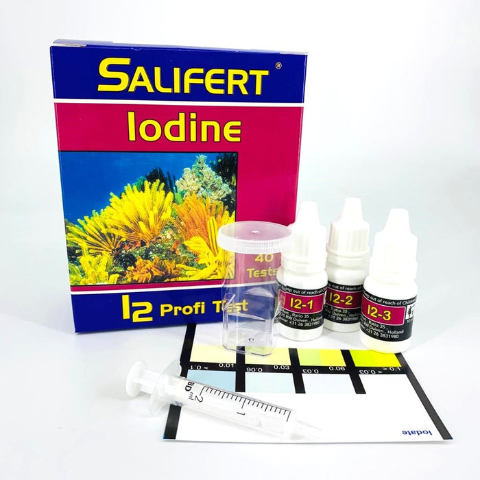 Salifert Jodium (Iodine I2/I⁻) Testkit – Voor Veilige Meting van Iodine in Zeewateraquaria ReefBucket