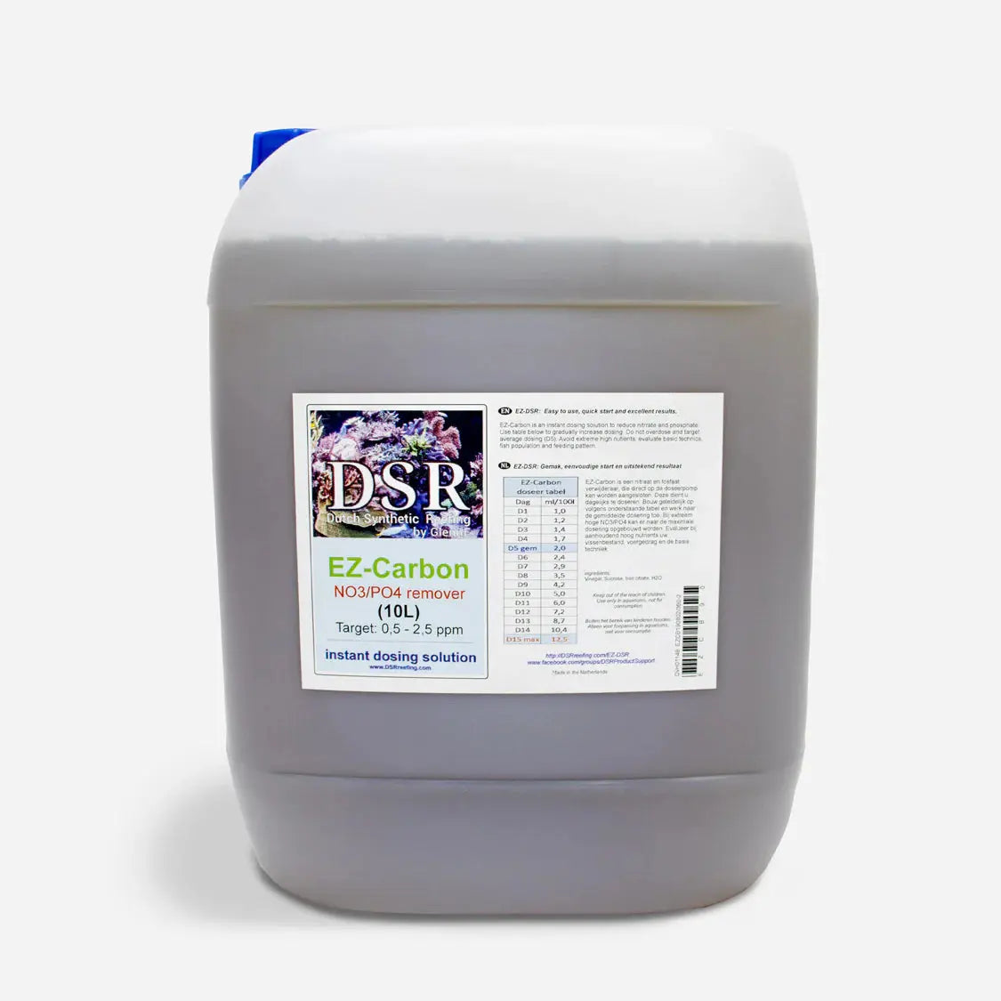 DSR EZ-Carbon – NO3 & PO4 verlagen met gecontroleerde koolstofdosering DSR