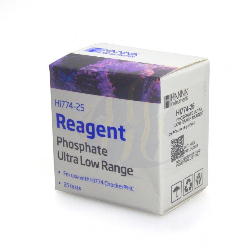 Hanna Fosfaat Reagentia ULR 0,00–0,90 ppm – 25 Tests (HI774-25 ) ReefBucket
