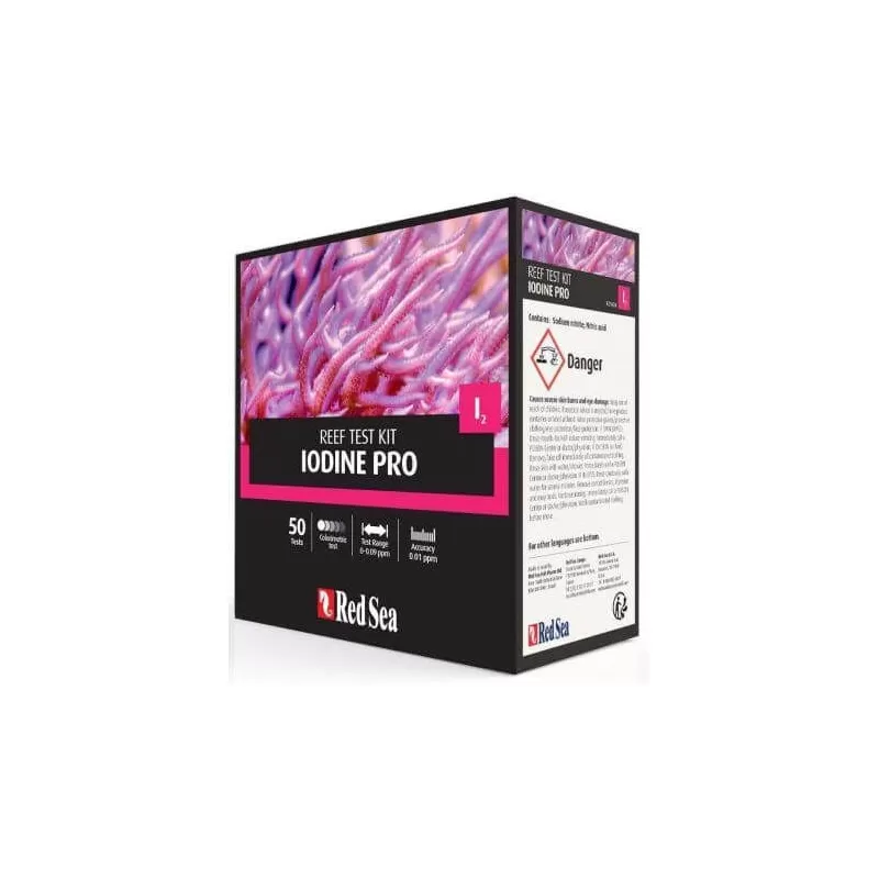 Red Sea Iodine pro Testkit – Meet Iodide en Iodate in Zoutwateraquaria ReefBucket