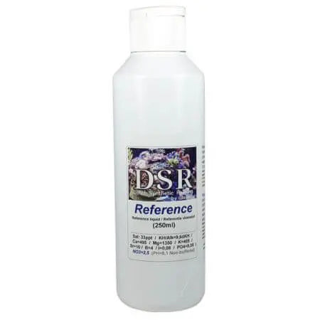 DSR Reference solution Sg, Kh, Ca, Mg, K,Sr, B,I,PO4,NO3,PH voor zeewateraquarium