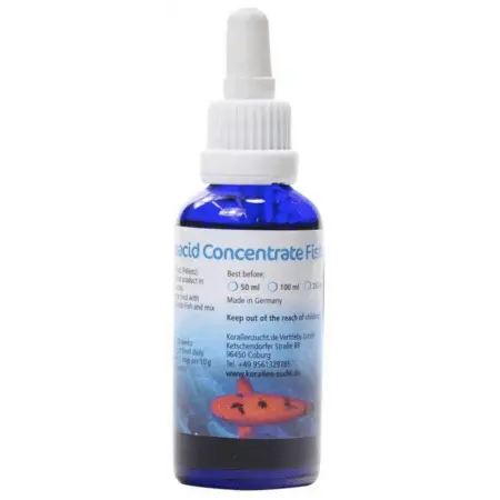 Korallen-Zucht Aminoacid Con. Fish - 50ml voor zeewateraquarium