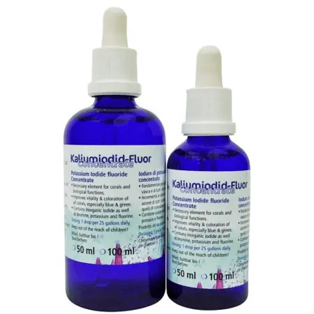 Korallen-Zucht Kalium Iodide/Fluoride Conentrate (50ml) voor zeewateraquarium