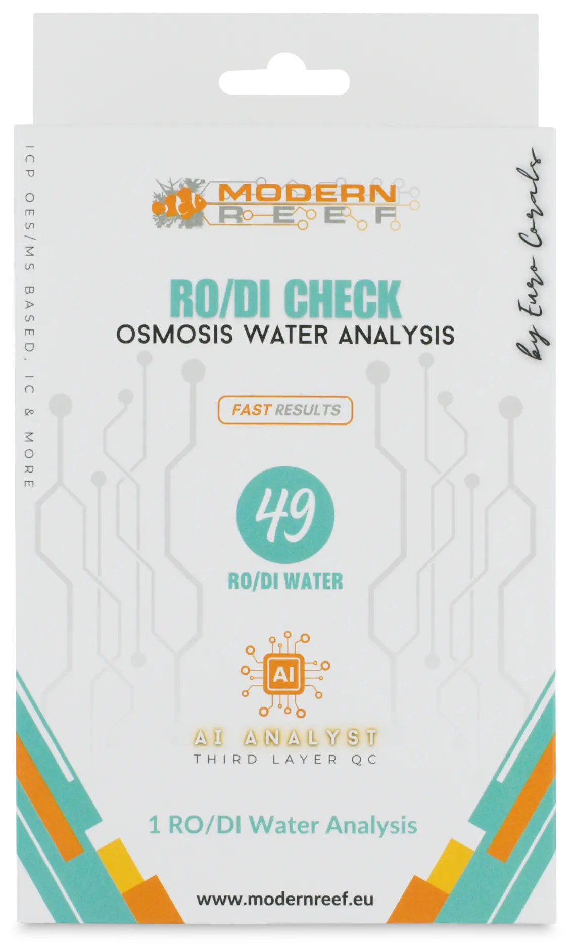 Modern Reef - RO/DI Water Analysis 1-pack voor zeewateraquarium