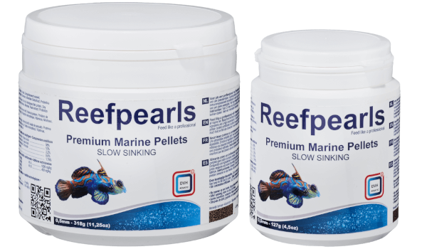 ReefPearls 0.5 mm – Slow Sinking Reef Pellets voor koralen ReefBucket
