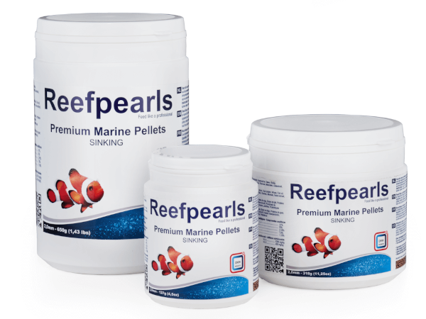 ReefPearls 2.0 mm – Sinking Pellets voor rifvissen & koralen ReefBucket