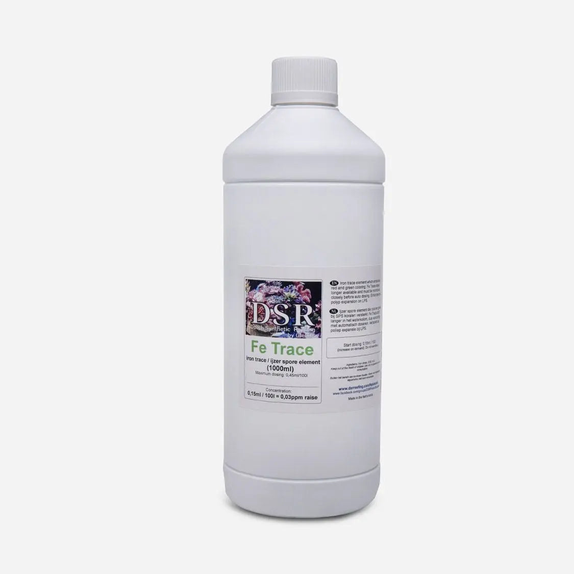 DSR Fe Trace kopen – IJzer (Iron) voor kleur & algengroei rif DSR